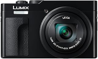 Panasonic Lumix DC-TZ99E-K Compact Travel Zoom Camera, Leica DC Lens, 30x Zoom, 24720 mm, 20.3 MP, OIS, 4K 30p Video, 7.6 cm Foldable Monitor, Wi-Fi, Bluetooth, Black