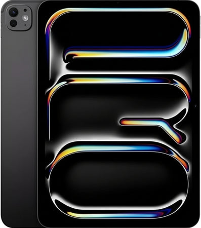 Apple iPad Pro (M4), 28 cm: Ultra Retina XDR Display, 256GB, 12MP Landscape Front Camera/12MP Rear Camera, LiDAR Scanner, Wi-Fi 6E, Face ID, All Day Battery, Standard Glass, Space Black