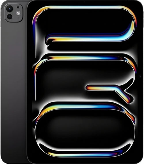 Apple iPad Pro (M4), 28 cm: Ultra Retina XDR Display, 256GB, 12MP Landscape Front Camera/12MP Rear Camera, LiDAR Scanner, Wi-Fi 6E, Face ID, All Day Battery, Standard Glass, Space Black