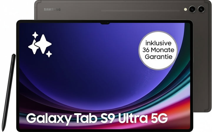 Samsung Galaxy Tab S9 Ultra AI Android Tablet 5G 512GB 12GB RAM MicroSD Card Slot + S Pen Simlock Free No Contract Graphite + 36 Month Warranty [Exclusive to Amazon]