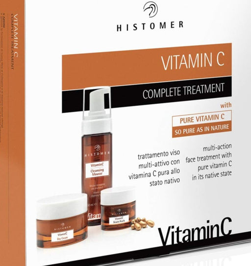 Kit 3x Prodotti Viso Histomer Vitamin C Complete Treatment 5 Azioni Stimola  Nuove Fibre Di Collagene