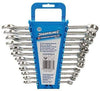 Set chiavi Silverline in acciaio temprato 12 Pezzi da 8 a 19 mm e anello esagonale 15° Silverline