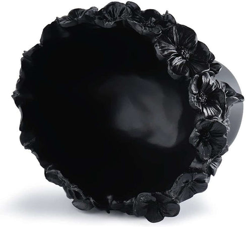Statua decorativa testa porta vaso da interno ed esterno in poliresina h 13 cm