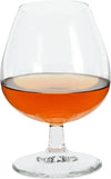 Calici decorativi in vetro trasparente per whisky 350 ml set da 4