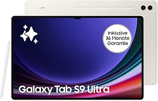 Samsung Galaxy Tab S9 Ultra AI Android Tablet, Wi-Fi, 512GB/12GB RAM, MicroSD Card Slot, Incl. S Pen, Simlock Free No Contract, Beige