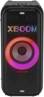 LG XBOOM DXL7T 250W Rollable Bluetooth Speaker Karaoke & DJ Functions Lighting Black [2024 Model]