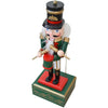 Statuetta decorativa Soldatino schiaccianoci natalizio con carillon decorazione natalizia