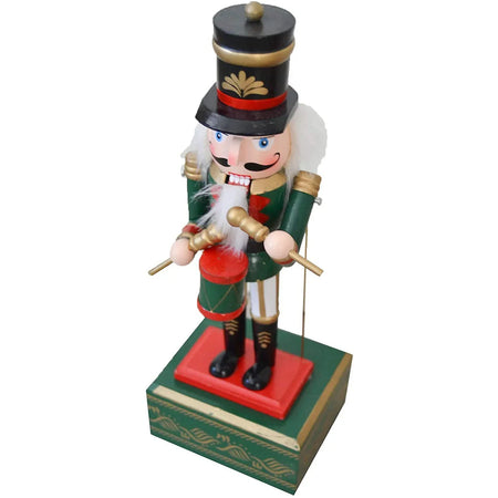 Statuetta decorativa "Soldatino schiaccianoci" natalizio con carillon decorazione natalizia