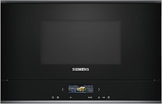 Siemens BE732L1B1 iQ700 Built-in Microwave, Black, cookControl10 - Automatic Programmes, humidClean Plus - Interior Cleaning, Grill Function, Microwave Inverter Technology