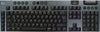 Logitech G G915 X LIGHTSPEED Flat Wireless Gaming Keyboard with Double Shot PBT Keycaps, RGB Backlight, Red Linear GL Switches for PC/Mac, DEU QWERTZ Layout - Black