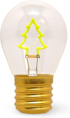 Legami Lampada da Tavolo a forma di Lampadina, For Indoor Use Only, Ricaricabile con Cavo USB, Senza Fili, Tema Xmas Tree