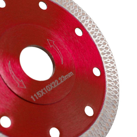 Disco diamantato con corona continua per il taglio di gres porcellanato e marmo