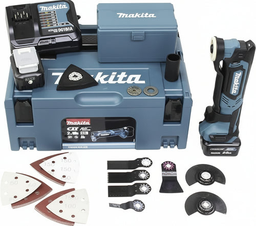 Makita TM30DSMJX5, strumento multifunzione per batteria, 10,8V/4,0AH, Blu, TM30DSMJX5 0W, 10.8V