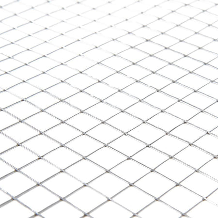 Rete elettrosaldata per recinzione in metallo, maglia quadrata 13 x 13 mm