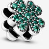 PANDORA Charm Reflexions Quadrifoglio con pavé