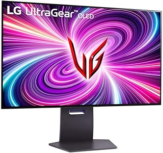 LG Electronics 32GS94UX-B.AEU UltraGear 4K UHD Gaming Monitor 32 Inches, 3840 x 2160, 16:9, 0.03ms GtG, 480 Hz, DCI-P3, HDR10, NVIDIA G-SYNC Compatible, AMD FreeSync Premium White