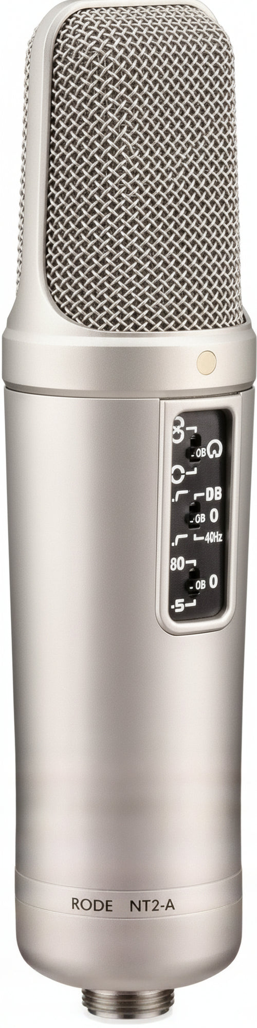 Rode NT2-A Complete Bundle, Microfono a Condensatore, Doppio Diaframma Largo da 1, Risposta Polare Cardioide/Omni/Figura 8, Comprende SM6, Argento