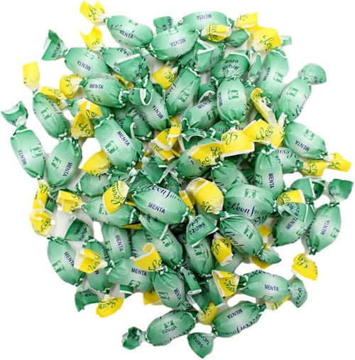Leonsnella - Caramelle Senza Zucchero alla menta Confezione da 500