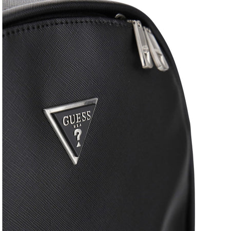Guess zaino nero saffiano da uomo MILANO HMECSAP3406BLA
