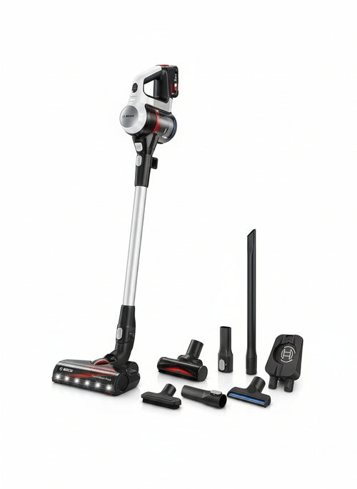 Bosch Unlimited Serie 7 BKS711MTB, Aspirapolvere a Batteria, Bianco