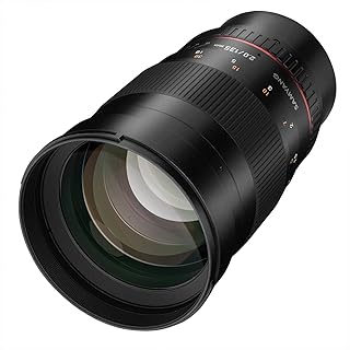 Samyang Obiettivo con messa a fuoco manuale per Fuji X 135 mm, F2.0, Lente per connessione