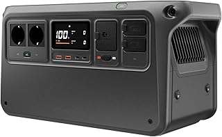 DJI Power 1000 V2 Portable Power Station 1024Wh, 2600W Power Station Solar, LiFePO4 Battery, Compact Size, Quick Charge in 37 Minutes from 0% to 80%, Electric Generator for Camping/Home/Motorhomes