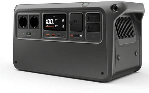 DJI Power 1000 V2 Portable Power Station 1024Wh, 2600W Power Station Solar, LiFePO4 Battery, Compact Size, Quick Charge in 37 Minutes from 0% to 80%, Electric Generator for Camping/Home/Motorhomes