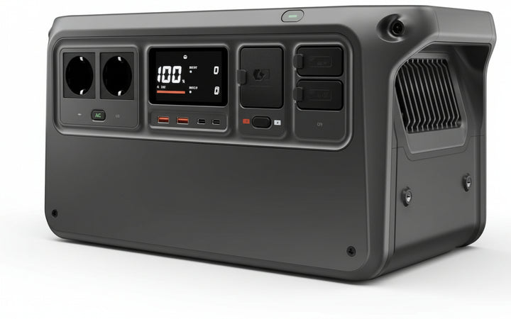 DJI Power 1000 V2 Portable Power Station 1024Wh, 2600W Power Station Solar, LiFePO4 Battery, Compact Size, Quick Charge in 37 Minutes from 0% to 80%, Electric Generator for Camping/Home/Motorhomes