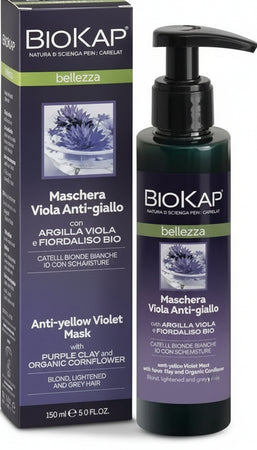 Biokap Masschera Viola Anti-giallo 150 ml