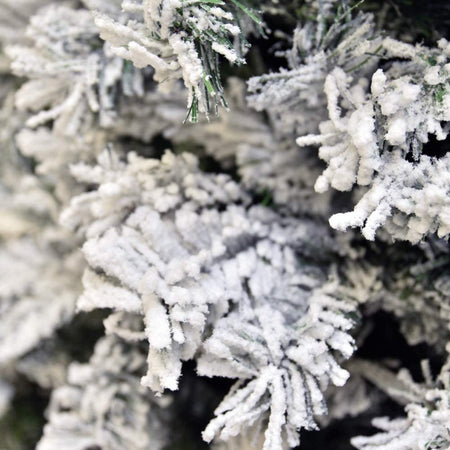 Albero di natale "Royal innevato" in PVC di Altissima qualità + Flock