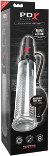 PDX ELITE - 3 in 1 masturbatore pompa per il pene suzione testurizzato