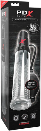 PDX ELITE - 3 in 1 masturbatore pompa per il pene suzione testurizzato