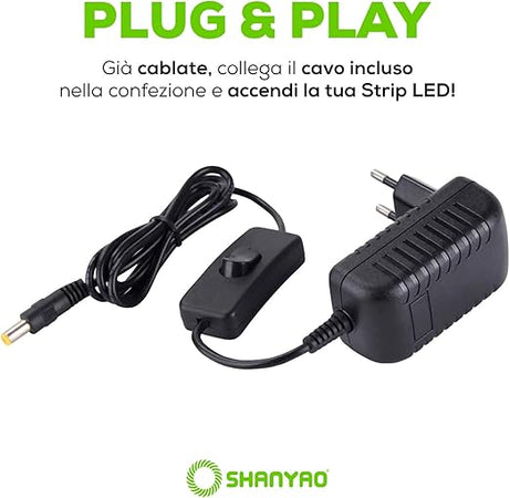 SHANYAO - SET 5 MT STRIP LED P&P 1584 LUM.L.N