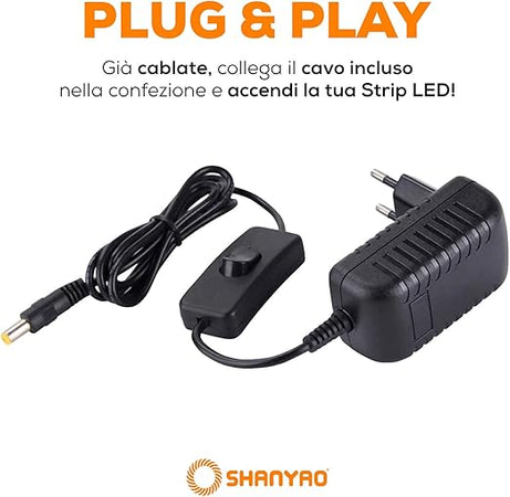 SHANYAO - SET 3 MT STRIP LED P&P 1020 LUM.L.C
