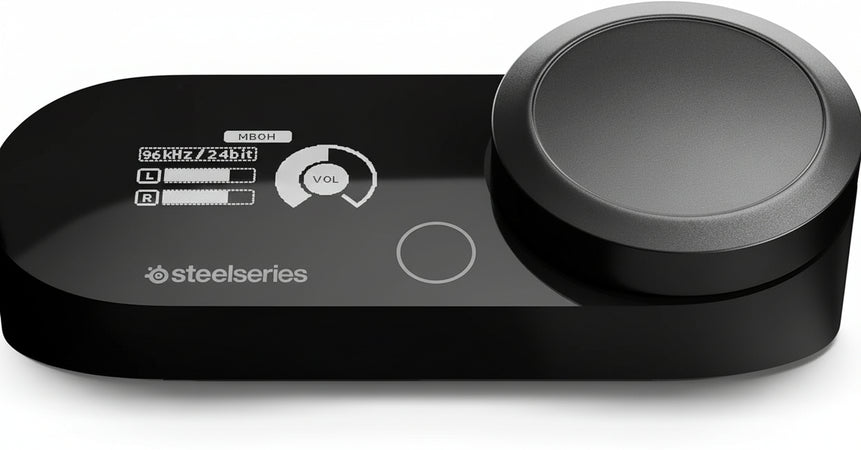 SteelSeries GameDAC Gen 2 (Xbox) Hi-Res Audio Amplifier - ESS Sabre Quad-DAC - AI-Powered Noise Cancelling - 360 Degree Surround Sound - Hi-Res Certification - PC, Xbox, PS5, PS4