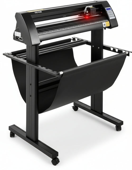 VEVOR Plotter da Taglio Vinile Semiautomatico con Luce Guida a LED, Modello KH-720A 720 mm 95 W Taglierina per Plotter Vinile Flexi per Adesivi per Auto, Segnali Stradali, Palloncini, Caschi, ecc.