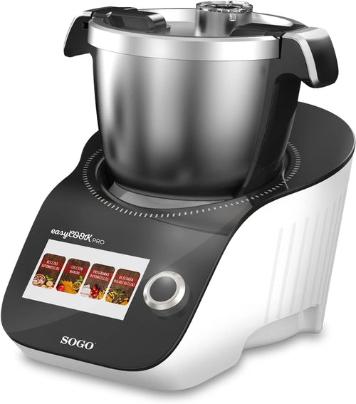SOGO Robot da cucina con touch screen / 3,5L/  controllo touch / 120 ricette integrate +12 accessori inclusi