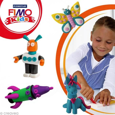 STAEDTLER - "FIMO KIDS" - 42gr - PASTA DA MODELLARE TERMOINDURENTE - COLORE VIOLA