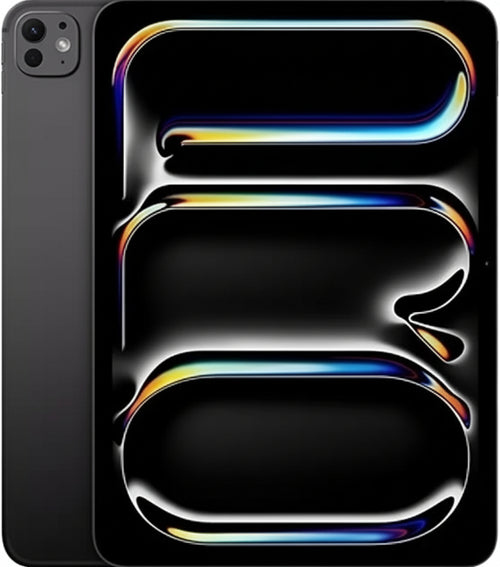 Apple iPad Pro (M4), 28 cm: Ultra Retina XDR Display, 1TB, 12MP Landscape Front Camera/12MP Rear Camera, LiDAR Scanner, Wi-Fi 6E and 5G Cellular with eSIM, Face ID, Standard Glass, Space Black