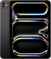 Apple iPad Pro (M4), 28 cm: Ultra Retina XDR Display, 1TB, 12MP Landscape Front Camera/12MP Rear Camera, LiDAR Scanner, Wi-Fi 6E and 5G Cellular with eSIM, Face ID, Standard Glass, Space Black