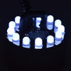 Pompa sommersa nebulizzatore ad acqua motorino per cascata e fontana effetto nebbia 12 led bianco freddo