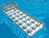 Materassino galleggiante con cuscino trasparente 190 Cm, per mare e piscina
