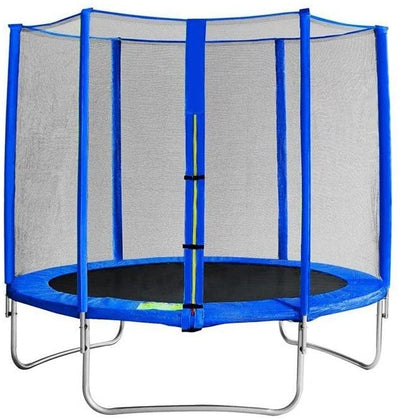 Trampolino elastico con rete di protezione per bambini ed adulti gioco da giardino e veranda