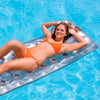 Materassino galleggiante con cuscino trasparente 190 Cm, per mare e piscina