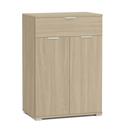 Mobile basso con 1 cassetto e 2 Ante, scarpiera "Level" guide in ABS h 111 cm