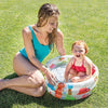 Piscina gonfiabile Baby Pool 3 Anelli, 61 x 22 cm, per bambini da balcone e spiaggia