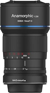 SIRUI 50mm f1.8 Anamorphic Obiettivo 1.33x (MFT Mount)