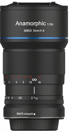 SIRUI 50mm f1.8 Anamorphic Obiettivo 1.33x (MFT Mount)