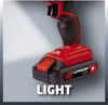 Avvitatore a percussione a batteria con tre funzioni mandrino autoserrante luce a led TC-CD 18-2 Li-i