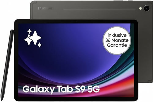 Samsung Galaxy Tab S9 AI Android Tablet 5G 128GB 8GB RAM MicroSD Card Slot + S Pen Simlock Free No Contract Graphite + 36 Month Warranty [Exclusive to Amazon]